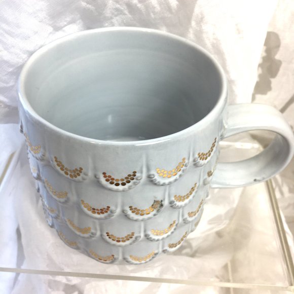 Starbucks 2016 Gold Scales Mermaid Tail Coffee Mug - Picture 3 of 11